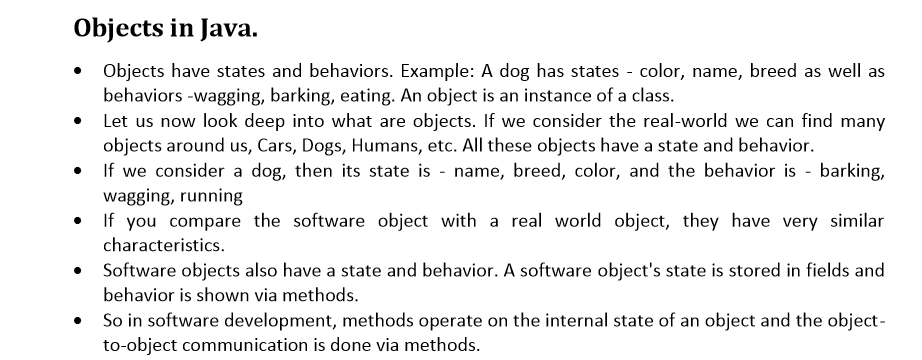 What is object in Java ?-object.png