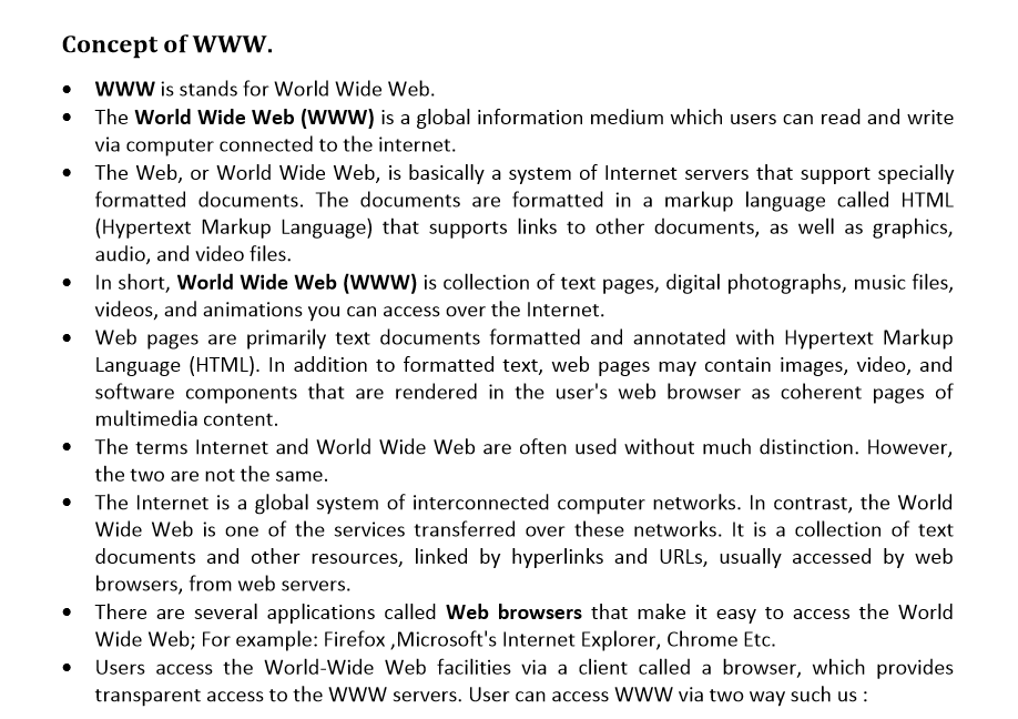 What is WWW (World Wide Web) ?-www.png