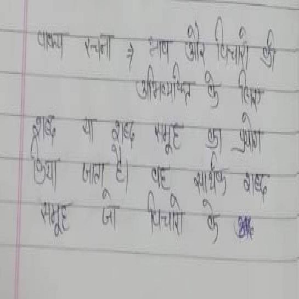 Vakya rachna in hindi (First semester notes) Chapter-2 (Part-5) Makhanlal chaturvedi national University,Bhopal For BCA first Semester students-vakya rachna.jpg
