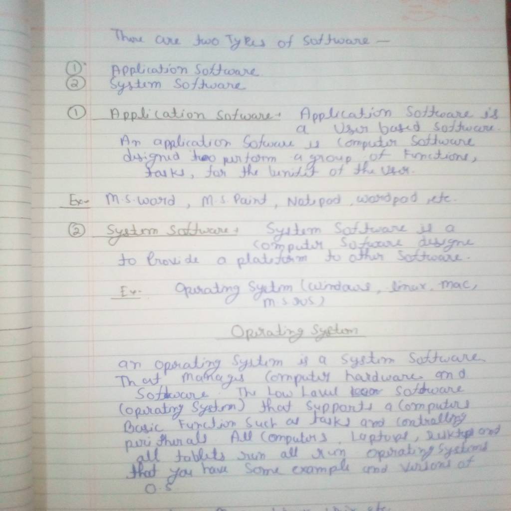 FUNDAMENTAL OF COMPUTERS (OPERATING SYSTEM) (First semester notes) Chapter-1 (Part-4) Makhanlal chaturvedi national University,Bhopal-IMG_20190926_120235.jpg