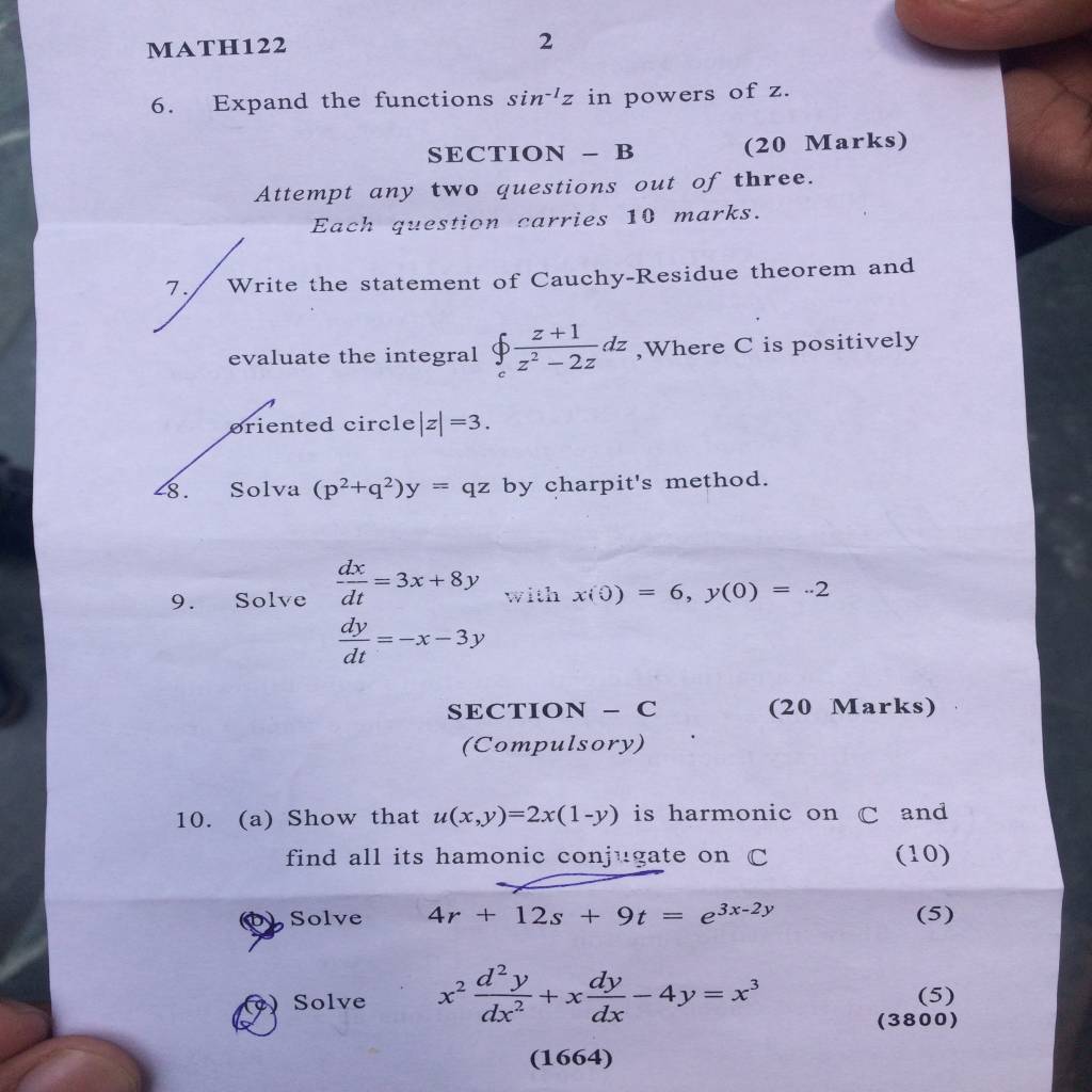 Amity maths sem 2 question paper -IMG_8813.JPG