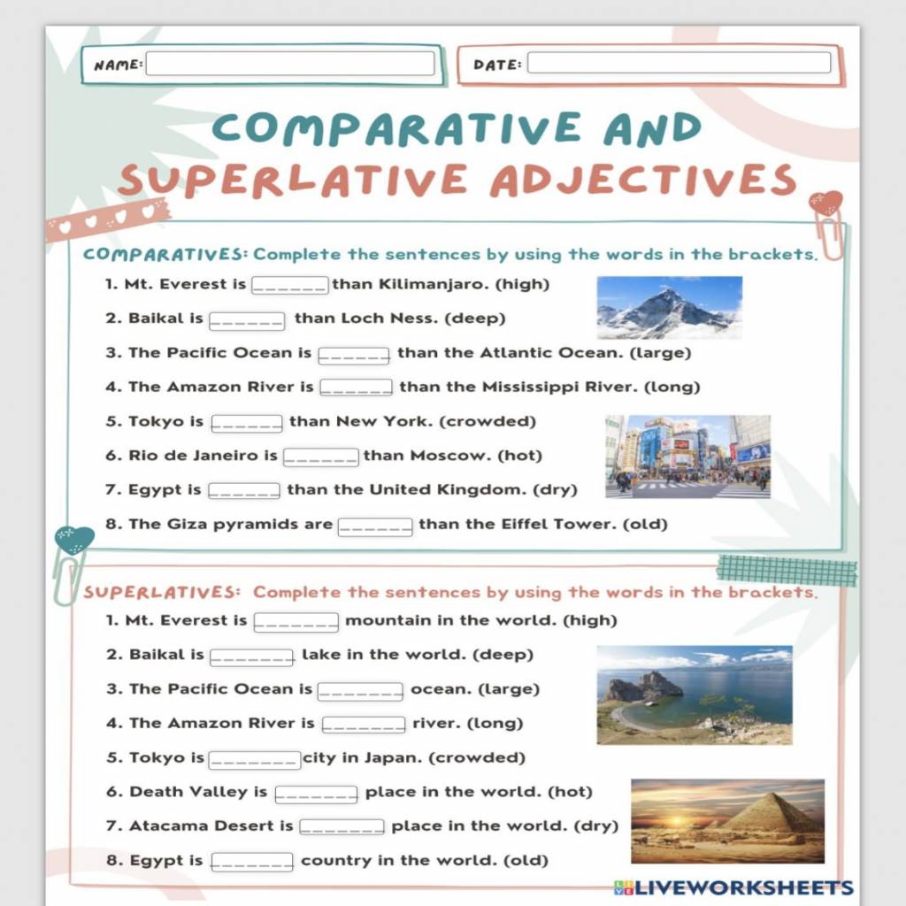 Comparative and superlative worksheet -BC06AD0C-68CF-4E3E-B7F1-3CFA30B74D52.jpeg